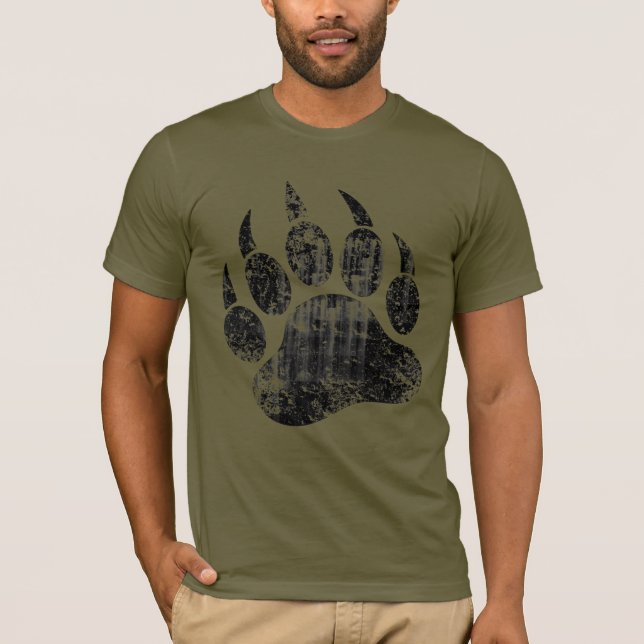 Gay Bear Pride Not Bären Paw HOT! T-Shirt (Vorderseite)