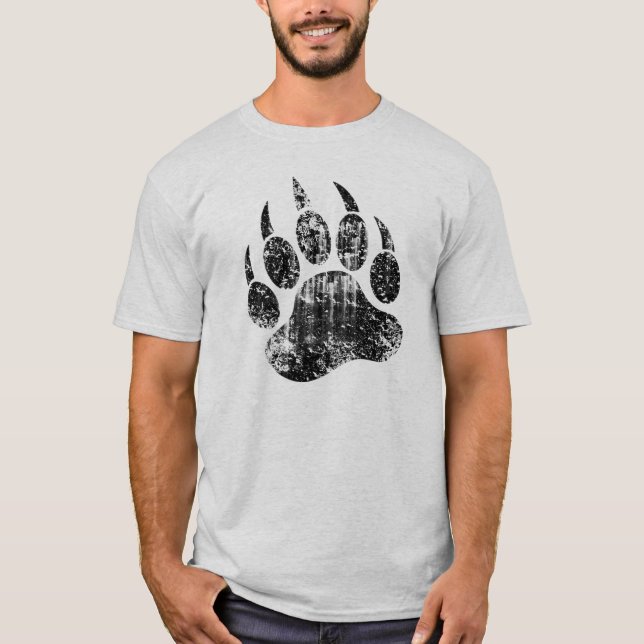 Gay Bear Pride Not Bären Paw HOT !! T-Shirt (Vorderseite)