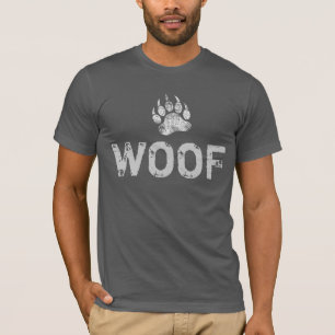 Gay Bear Pride ramponierte Bärentatze WOOF T-Shirt