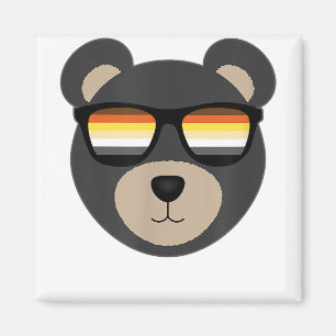 Gay Bear Sunglasslogo Magnet