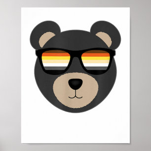 Gay Bear Sunglasslogo Poster