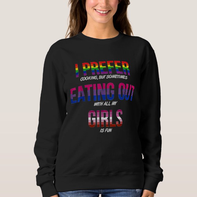 Gay Bisexual Lesbian Pride Flag LGBTQ  LGBT Ally Sweatshirt (Vorderseite)