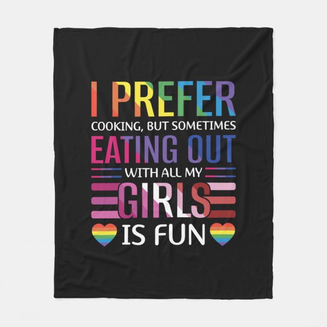 Gay Bisexual Prilag LGBTQ Fleecedecke (Vorderseite)