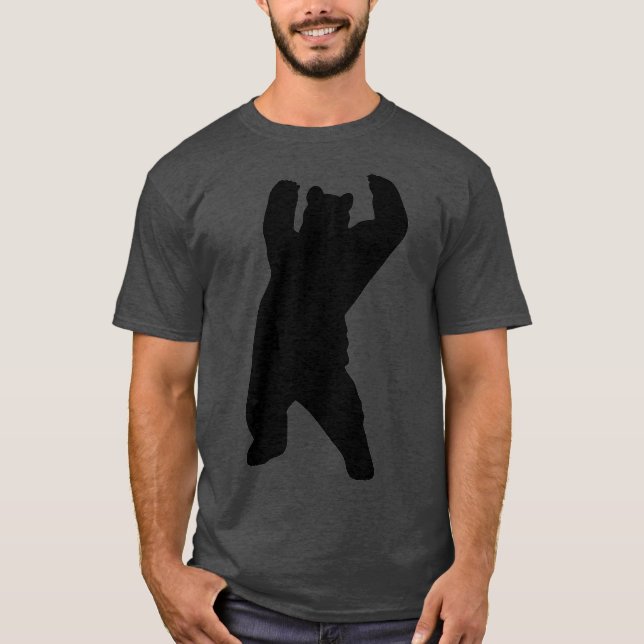 Gay Black Bear LGBT Gay Pride Parade T-Shirt (Vorderseite)