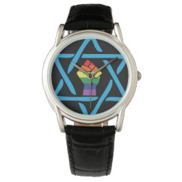Gay Black Jewish Armbanduhr