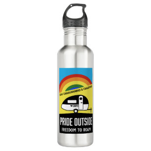 Gay Caravan Camping Edelstahlflasche