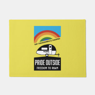 Gay Caravan Camping Fußmatte