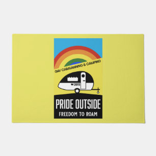 Gay Caravan Camping Fußmatte