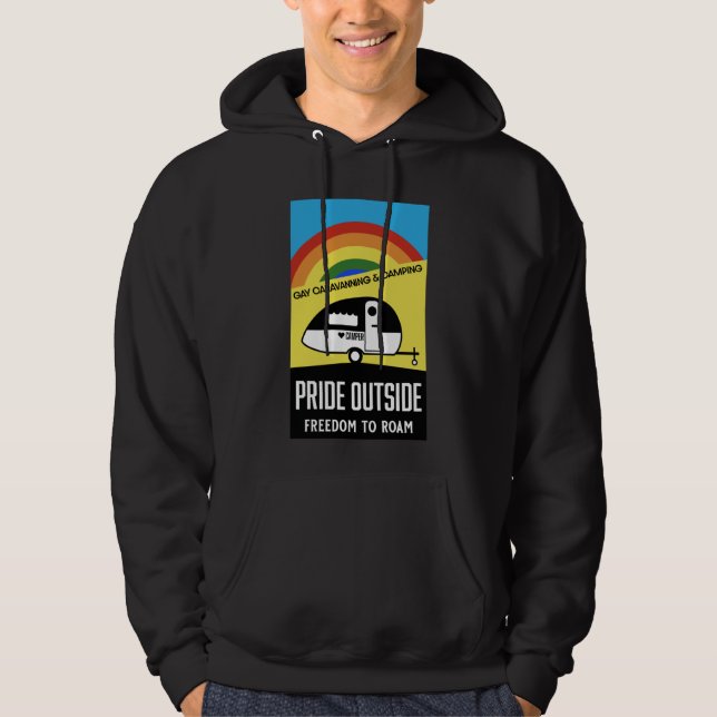Gay Caravan Camping T - Shirt (Vorderseite)