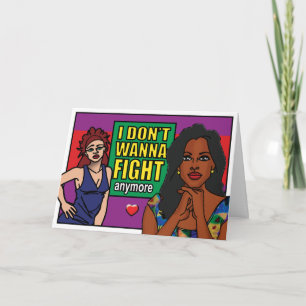 Gay Cards - Don't Wanna Fight Karte