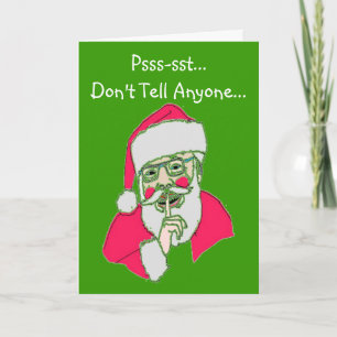 Gay Christmas Cards—"The Twisted Santa" Feiertagskarte