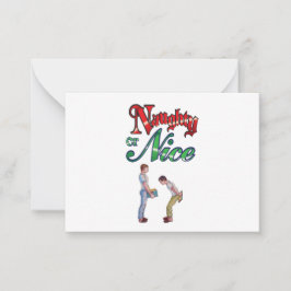 Gay Christmas Spaß Card Mitteilungskarte