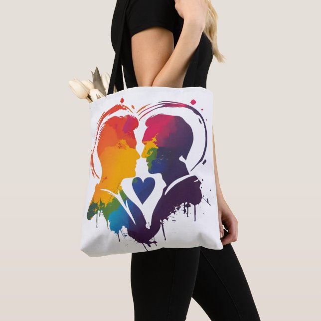 Gay Couple Rainbow Heart (Von Nahem)