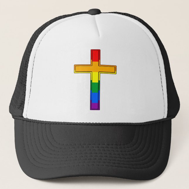 Gay Cross Truckerkappe (Vorderseite)