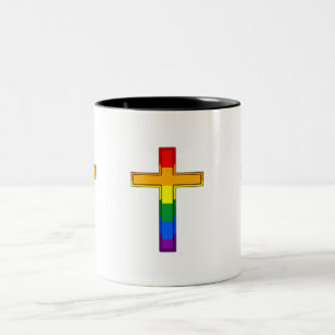 Gay Cross Zweifarbige Tasse
