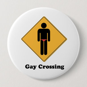Gay Crossing Button
