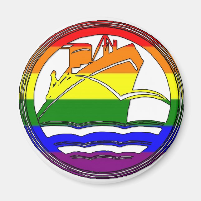 Gay Cruise 2 Magnet (Vorne)