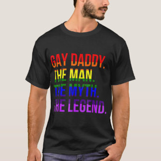 Gay Daddy LGBT Pride Vater Vathers Day Gift T-Shirt