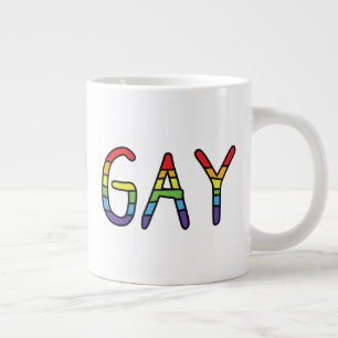 Gay Doodle Design Jumbo-Tasse
