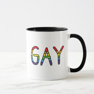 Gay Doodle Design Tasse