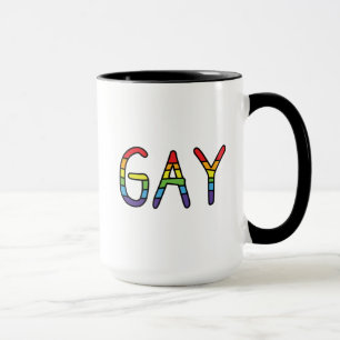 Gay Doodle Design Tasse