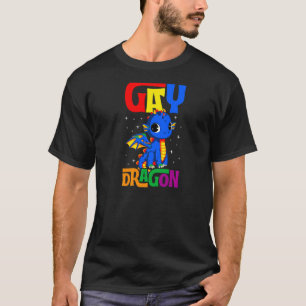 Gay Dragon Niedlich Trendy Majestic Lgbtq Gay Prid T-Shirt