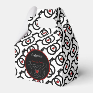 Gay Ehe Liebe ist Liebe Weiße Gable-Liebesbox Geschenkschachtel