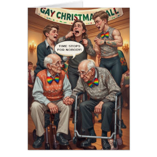 Gay Elder Missuse: LGBTQIA+ Weihnachtskarte