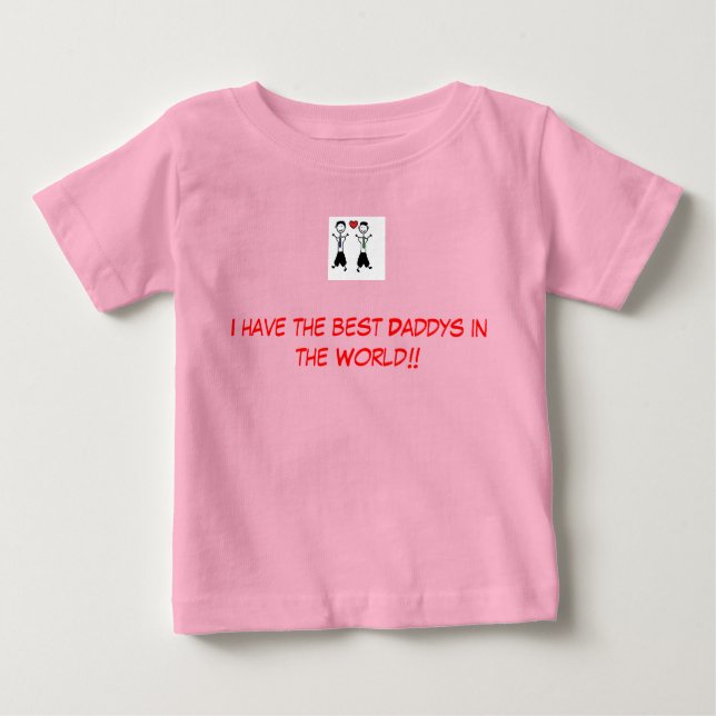 Gay Elterns Best Daddys. Baby T-shirt (Vorderseite)