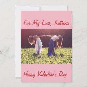 GAY FEMALE PARTNERS PERSONALISIERT VALENTINE FEIERTAGSKARTE