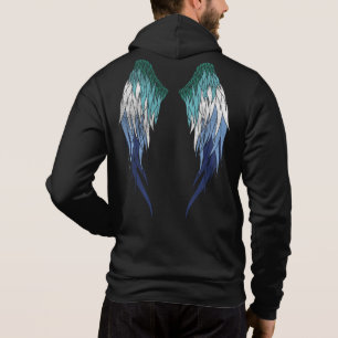 Gay Flag - Angel Wings Hoodie