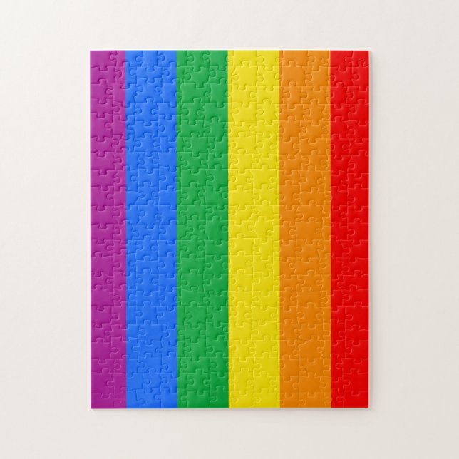 GAY FLAG ORIGINAL -.png Puzzle (Vertikal)