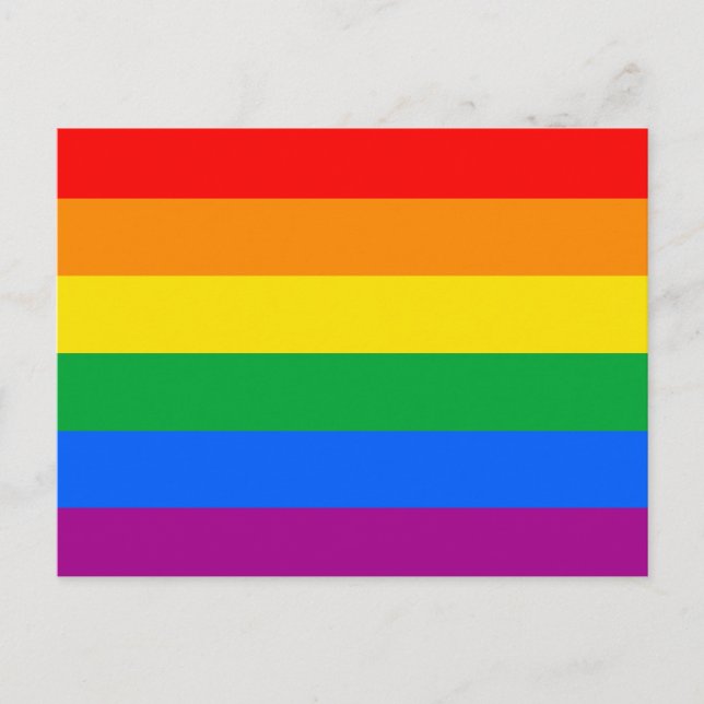 GAY FLAG ORIGINAL -.pnng Postkarte (Vorderseite)