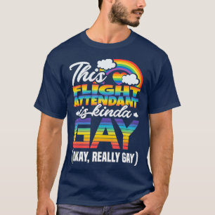 Gay Flight Attendant T-Shirt