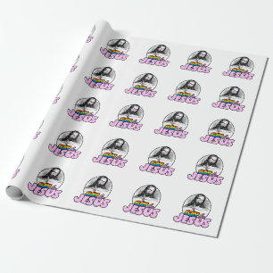 Gay for Jesus Rainbow Geschenkpapier