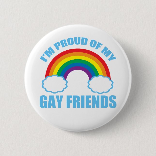 Gay Friends Button (Vorderseite)