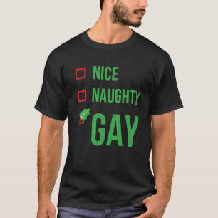 Gay Funny Pajama Weihnachtsgeschenk T-Shirt
