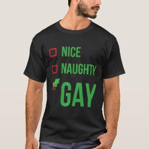 Gay Funny Pajama Weihnachtsgeschenk T-Shirt