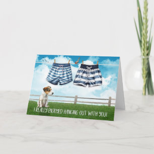 Gay genoss es, mit dir auszugehen Swim Trunks Karte