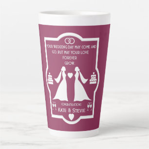Gay Girls Wedding Jubiläum Milchtasse