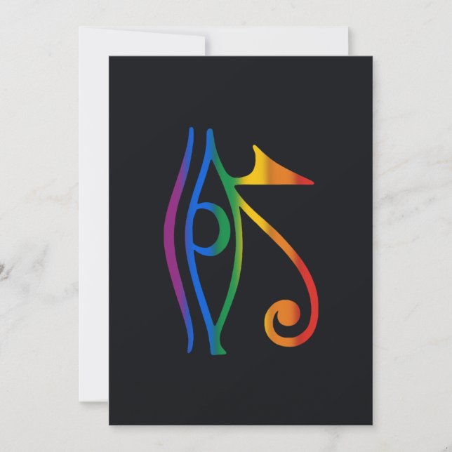 Gay Goth Pride Flag Feiertagskarte (Vorderseite)