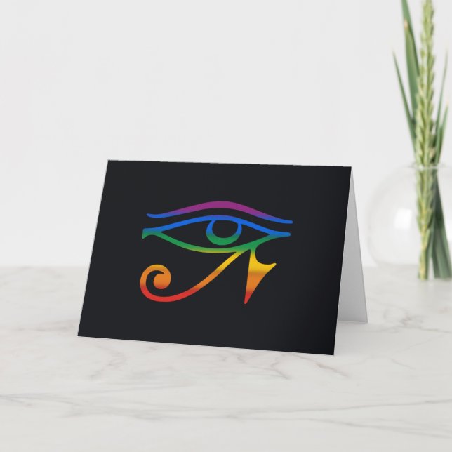 Gay Goth Pride Flag Feiertagskarte (Vorderseite)