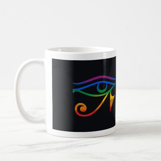 Gay Goth Pride Flag Kaffeetasse (Links)