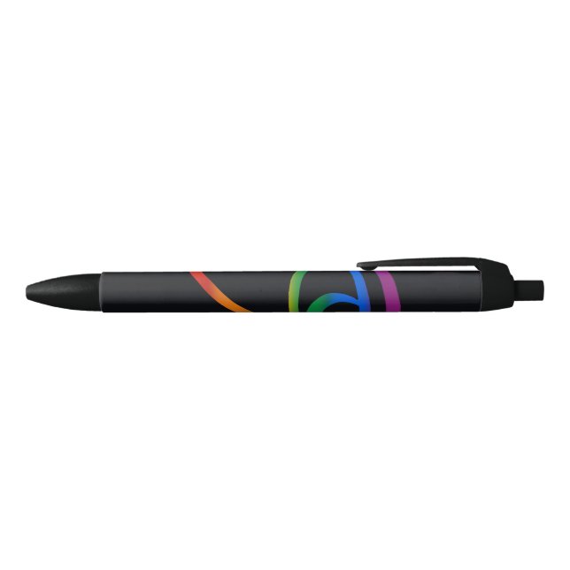 Gay Goth Pride Flag Kugelschreiber (Oberseite)