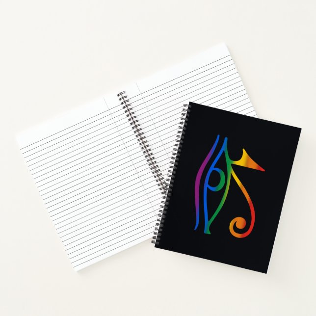 Gay Goth Pride Flag Notizbuch (Innenseite)