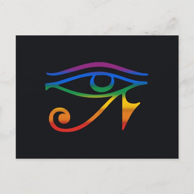 Gay Goth Pride Flag Postkarte (Vorderseite)