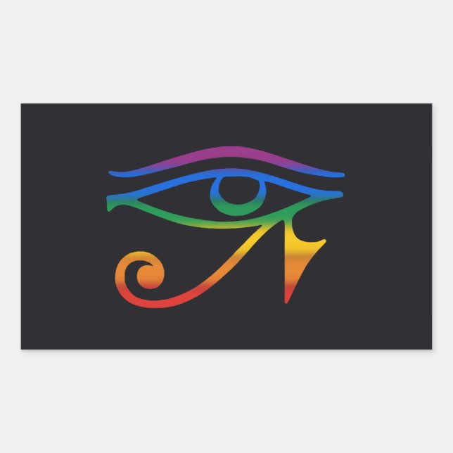 Gay Goth Pride Flag Rechteckiger Aufkleber (Vorderseite)