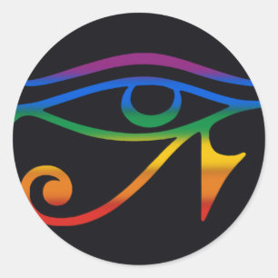 Gay Goth Pride Flag Runder Aufkleber