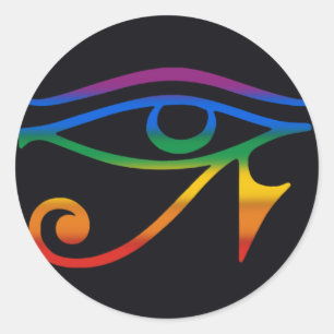 Gay Goth Pride Flag Runder Aufkleber