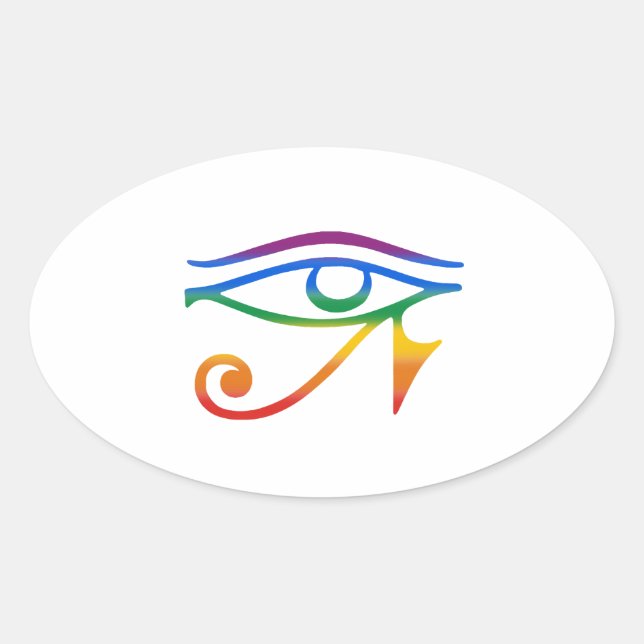 Gay Goth Pride Ovaler Aufkleber (Vorderseite)